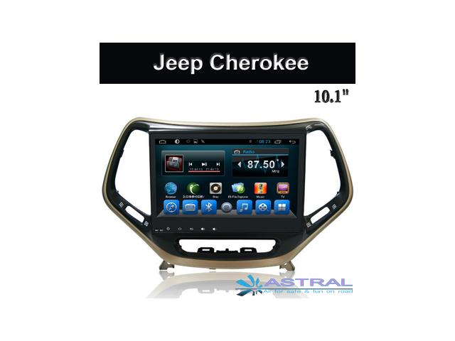Photo Android 2 Din Radio Jeep Cherokee Autoradio Dvd GPS Tv Wifi De gros image 1/4