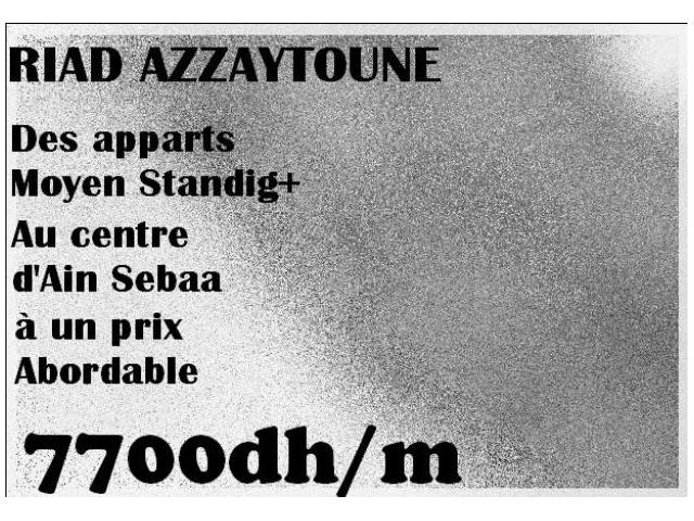 Appart 100m moyen standing au prix d'economiq