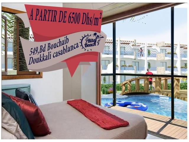 Appart haut standing de luxe chez Ritaj Beach