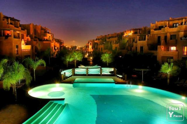 Appartement avec piscine dans résidence de luxe à marrakech