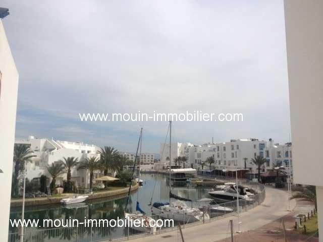 APPARTEMENT AZIZ La Marina Yasmine Hammamet  AV1289