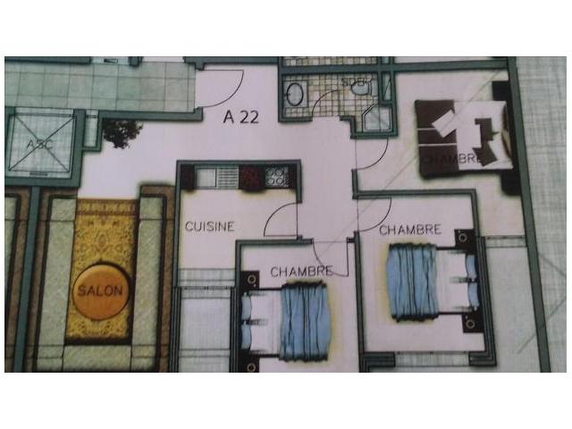 appartement economique 79 m² avec ascenseur