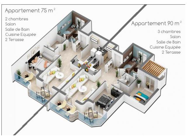 Appartement haut standing à Sidi Rahhal