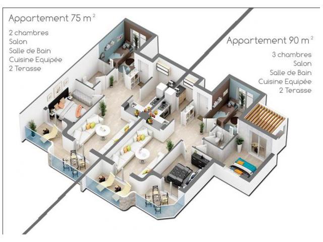 Appartement haut standing à Sidi Rahhal