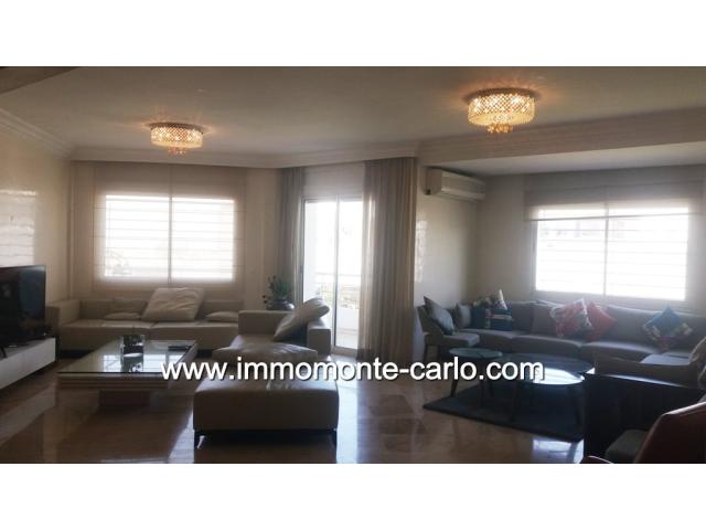 Appartement meublé avec terrasse à Hay Riad Rabat