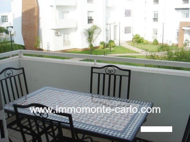 Appartement meublé avec terrasse à louer à Bassatine Al Manzeh