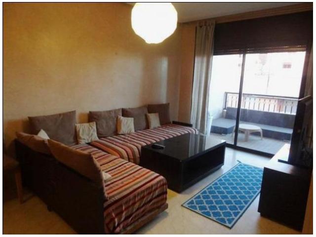 Appartement meublé de 3 pièces à Guéliz