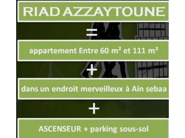 Appartement moyen standing  de 100 m²