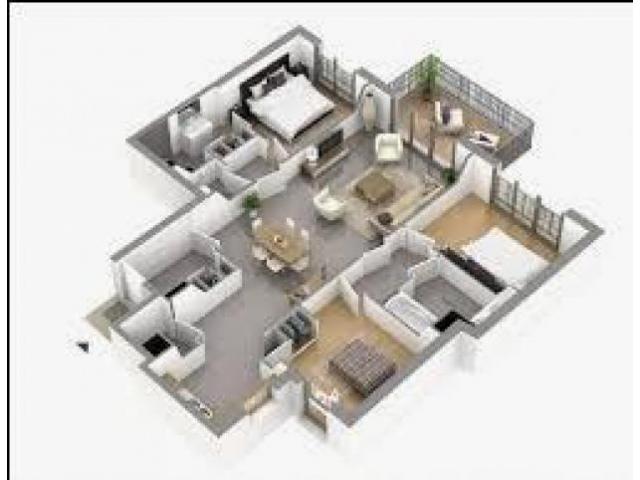 Appartement moyen standing  de 60 m²