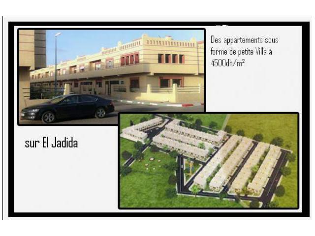 Appartement réalisé et éclaté sur El Jadida s
