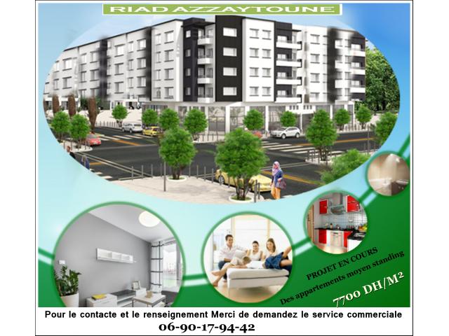 Appartements97 m2 Aïn Sebaâ Massaken ESSALAM