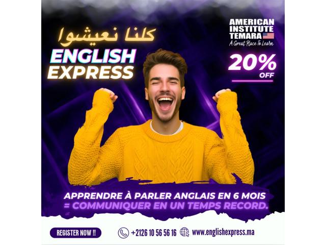 Apprendre à parler Anglais rapidement avec le Programme English Express Temara.
