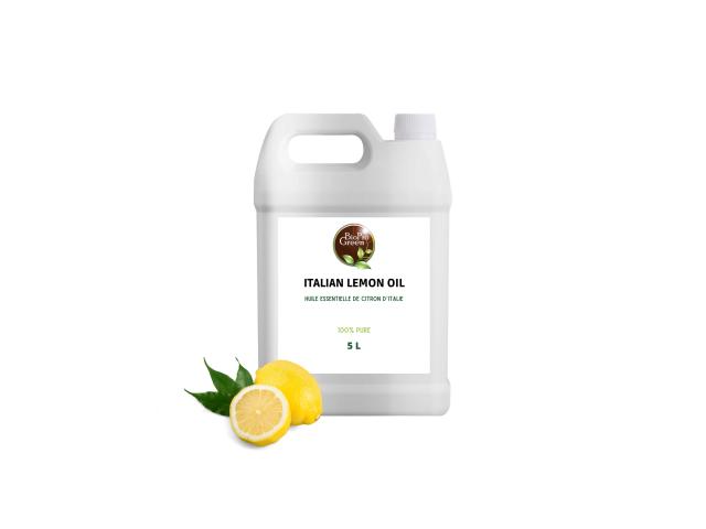 Approvisionnement en gros d'huile essentielle de citron italien