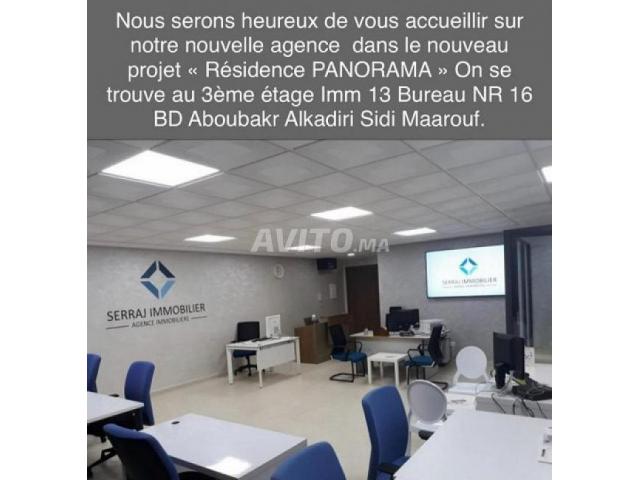 apprt à maarif dans une belle résidence à louer