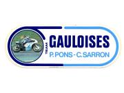 Annonce Autocollant Gauloises P. Pons C. Sarron
