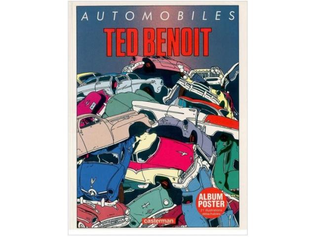 Automobiles ~ Album poster 39 x 30cm ~ Ted Benoit (1986)