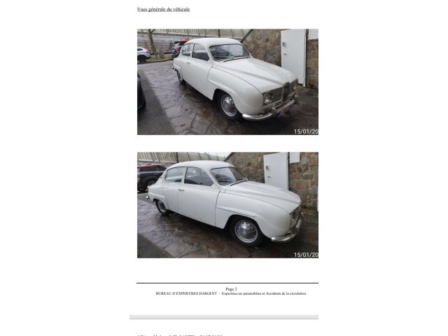 Av Saab 96 V 4 ( 1967) premier propriétaire