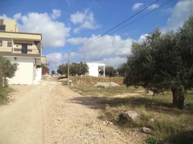 av terrain de 408m² a hammamet sud