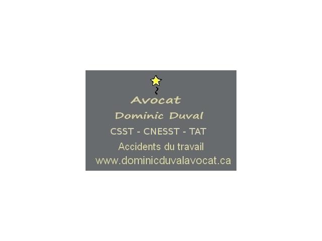 Avocat CSST & CNESST - Dominic Duval