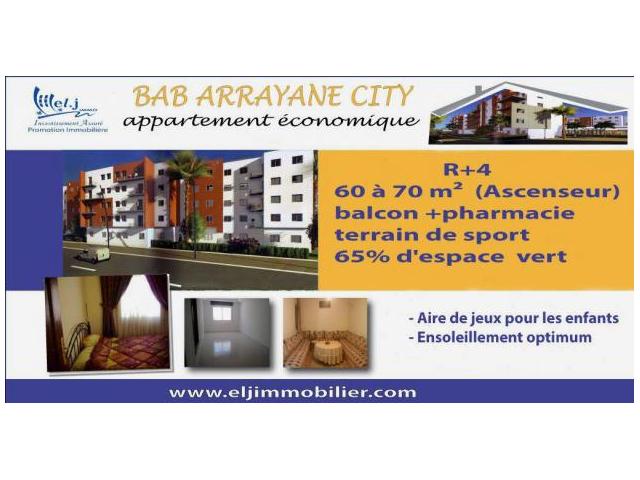 BAB ARRAYANE CITY Apparts 70 m2 à MOHAMMEDIA