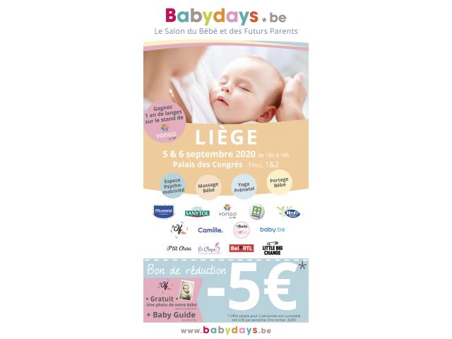 Babydays Liege 5-6 septembre