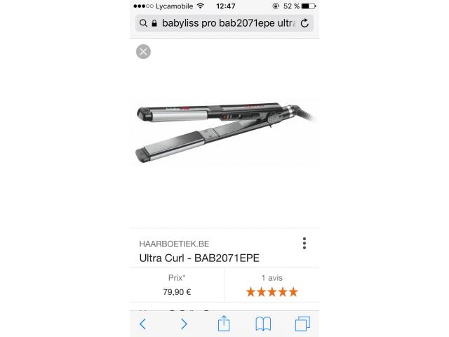 Babyliss Pro Miracurl &Ultra Curl Neuf
