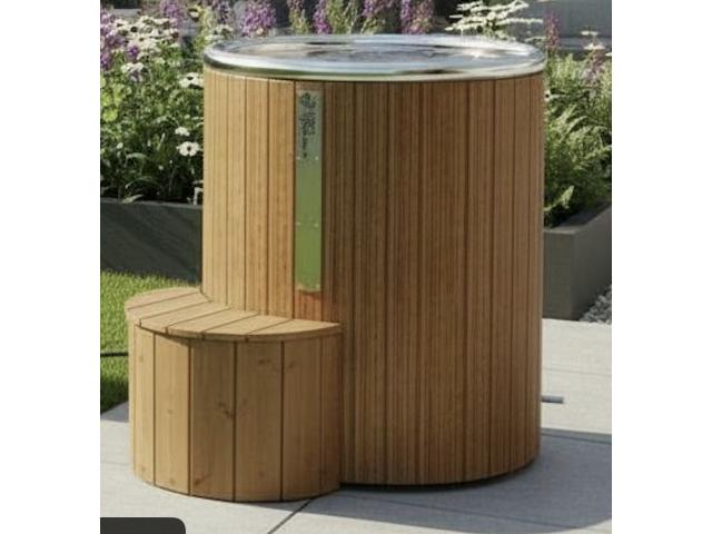 Baignoire froide ronde — chiller inclus | Cold plunge commercial