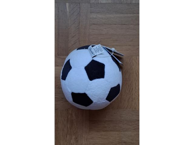 Ballon de foot en peluche neuf