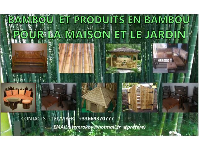 Bambou et produits en bambou