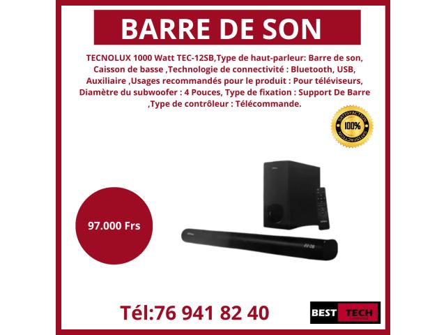 BARRE DE SON SONY ET TECNOLUX A VENDRE