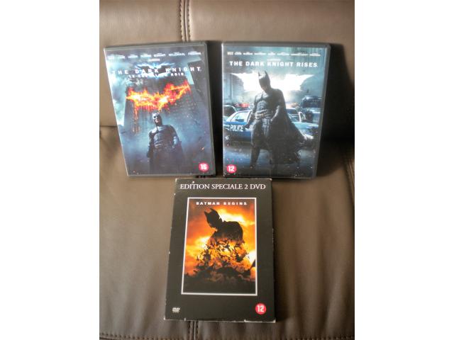 Batman / The Dark Knight : la trilogie en DVD