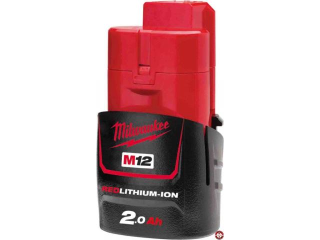 BATTERIE MILWAUKEE 12V 2Ah Red Li-Ion M12B2 NEUVE
