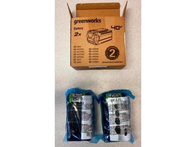 BATTERIES  GREENWORKS 40V  4Ah ( Promo )