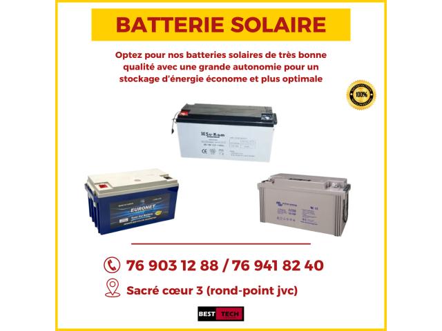 BATTERIES SOLAIRES DE TRES BONNE QUALITE  A VENDRE