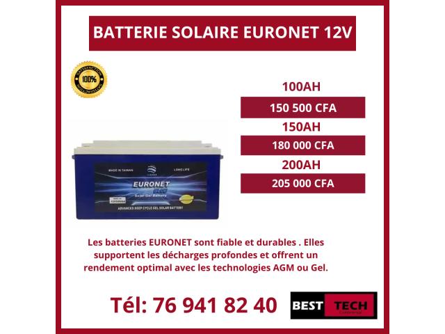 BATTERIES SOLAIRES  EURONET ,VITRON ENERGY  ET  SUKAM A VENDRE