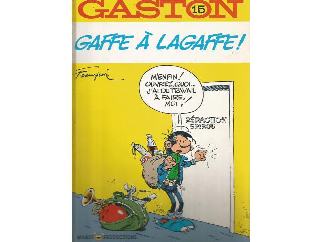 BD Gaston lagaffe,gaffe à lagaffe de 1996