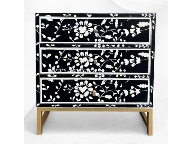 Beautifully Designed Bone Inlay Bedside Tables for your Bedroom