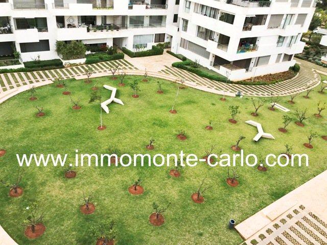 Bel appartement meublé avec terrasse Rabat Orangeraie de Souissi