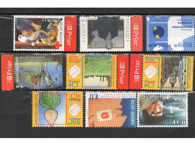 Belgique timbres de l' année 2004