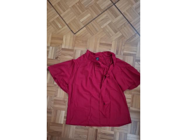 Blouse Shein bordeaux