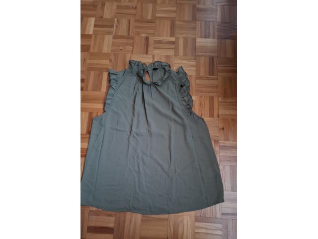 Blouse Shein vert olive