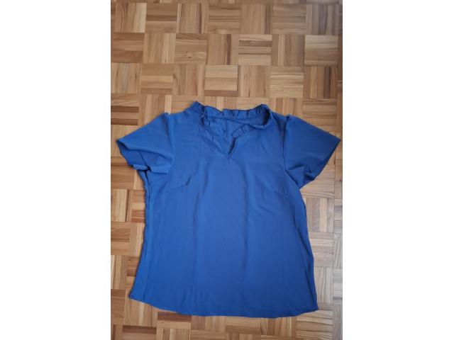 Blouse Shein vert pétrole