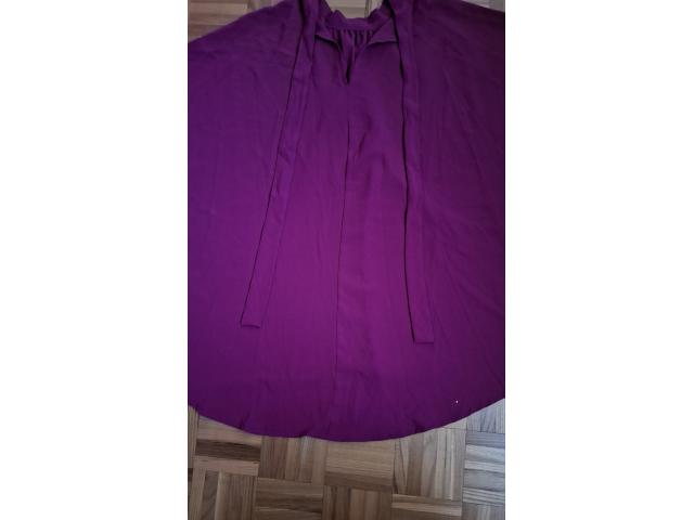 Blouse Shein violet-bordeaux