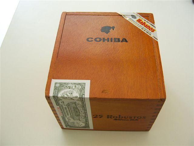 Boîte de 25 Cohiba Robustos