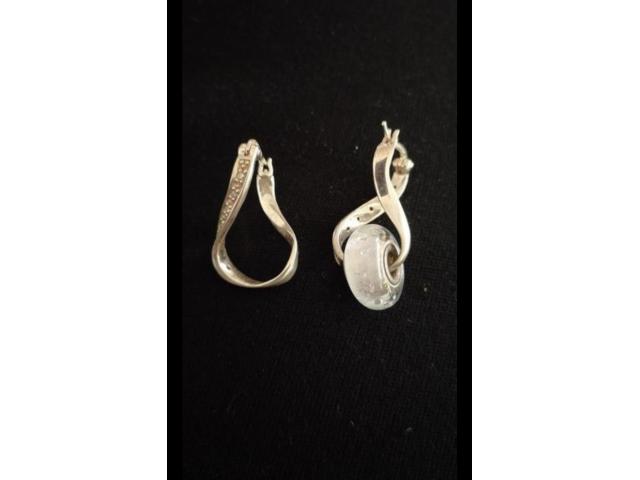 Boucles d'oreilles pour Charms Chamilia, en argent 925