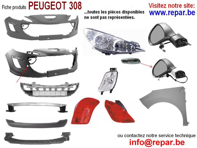 bouclier PEUGEOT 308