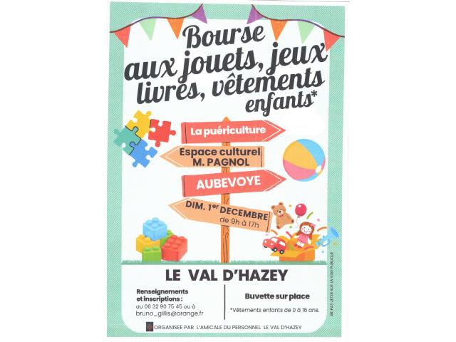 Bourse aux jouets et à la puériculture