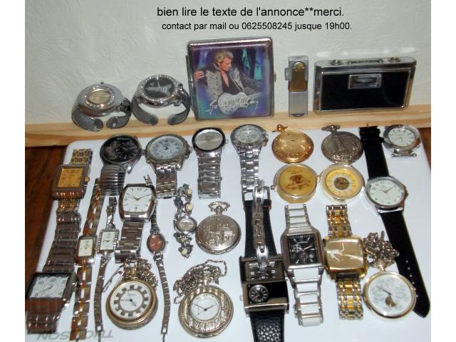 braderie de Lille ou autres brocantes lot de 30 montres.