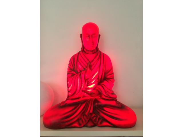 Photo Budha de 1,10m de haut (peut s'allumer) 89cm de large image 1/2