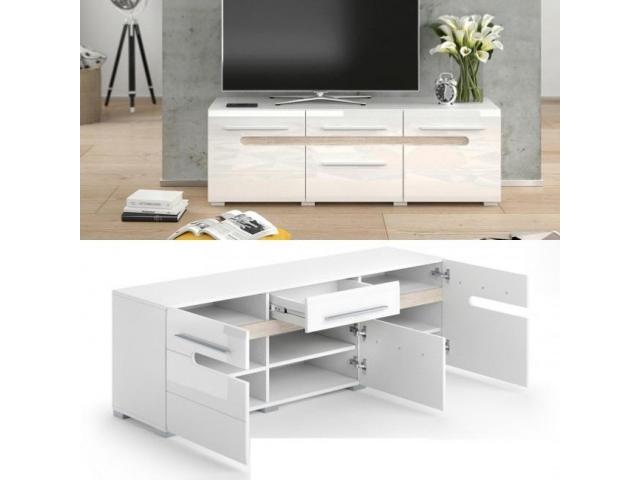 Photo Buffet avec tiroir et porte bicolore buffet de salon meuble tv meuble de rangement commode image 1/2
